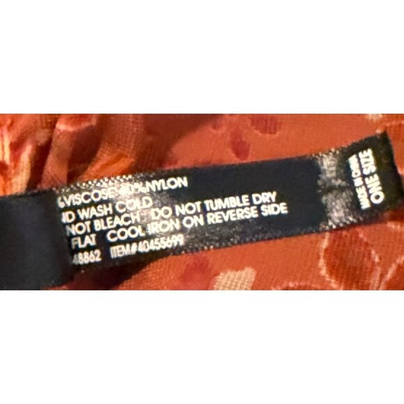 Torrid Womens Velvet Burnout Ruana Rust One Size Kimono Top OS - Picture 7 of 10